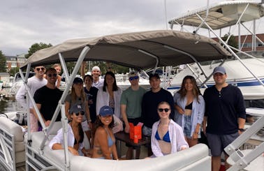 It's warming up--and dates are filling up! Book our luxury pontoon boat for Bachelorette Parties, Dolphin Sightings, Sunset Cruises!