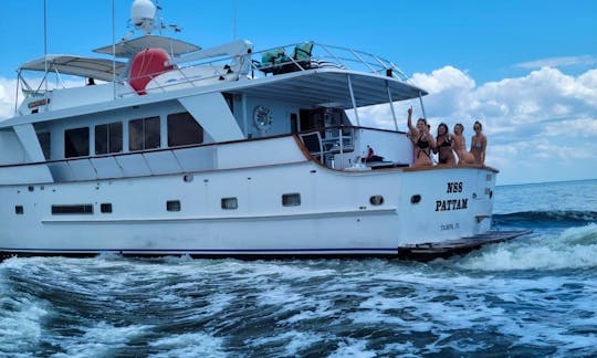 NSS PATTAM 84’ Luxury Yacht Charter in Tampa Bay