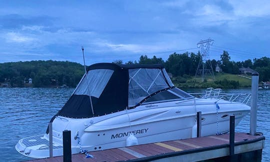 Set Sail on our 25ft Monterey Cabin Cruiser on Lake Wylie