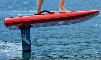 Fly Above the Water on Efoil Board on Eagle Mountain Lake
