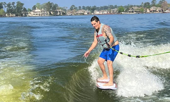 Mastercraft X24 Wakeboard/WakeSurf Rental in Livingston, Texas (ask about weekday specials)