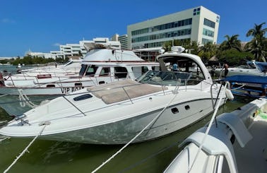 35' Sea Ray Motor Yacht Charter in Cancún