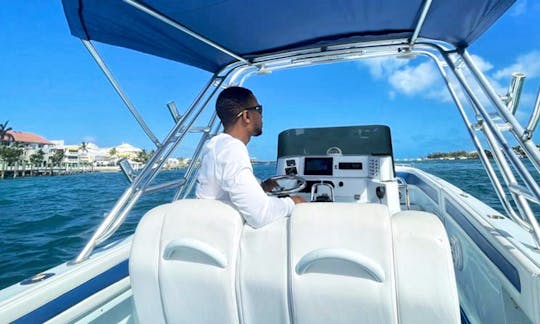 34ft Power Play Centre Console Rental in Nassau, The Bahamas