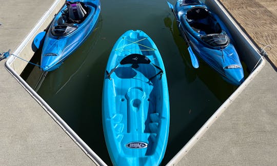 (2) 10ft Pelican sit in Kayaks (2) Paddleboards (2) Small kayaks for rent Tahoe Keys