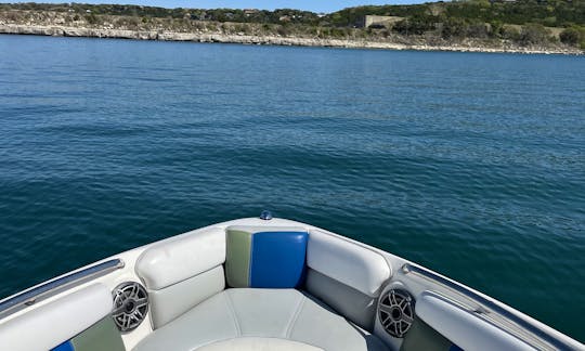 22' Tige Wakeboat for rent on Canyon Lake, Texas!