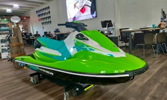 Green Yamaha EX Jet Ski