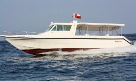 Gulf Craft Touring 36' Dolphin Watching Tours in Muscat, Oman