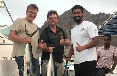 Sapphire Marine 36' Game Fishing In Muscat with Locals Fisherman