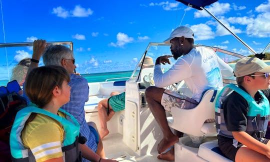 All Inclusive VIP Boat Hire on 22ft Seaquest Powertboat in Antigua and Barbuda