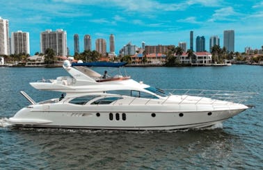💥Hit the Water in Style with this 62' Azimut for up to 12 in Miami Beach