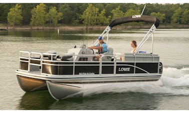 Enjoy Lake Simcoe on Lowe Cruise 1600 Pontoon!