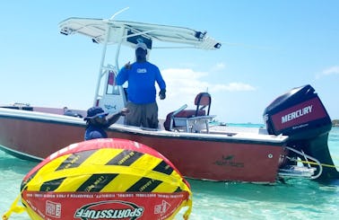 22' Mako Center Console for Exclusive Private Water Adventure in Nassau