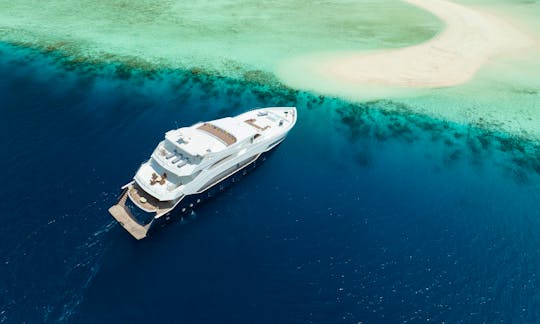 Luxury Mega Yacht Charter with Full Team for Liveaboard in Malé