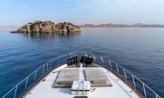 20 mt 4 Cabins Trawler Charter in Bodrum