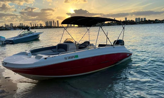 Tubing Sunset Cruise and wakeboarding in Miami Beach, Florida
