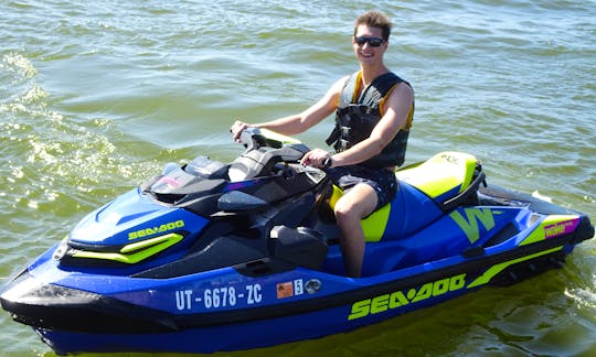Lake Conroe with this Jet Ski means a whole lot of fun. Check out my Reviews!