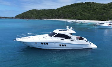 62' SeaRay Sundancer Modern Motor Yacht Rental in Fajardo, PR