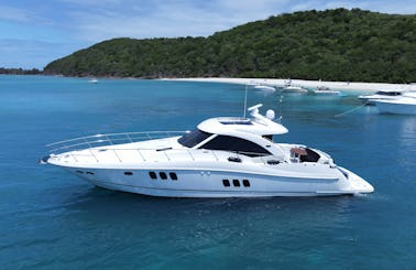 62' SeaRay Sundancer Modern Motor Yacht Rental in Fajardo, PR