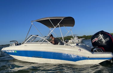 19ft Stingray Deck Boat for Rent in Madeira Beach