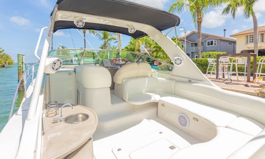 Experience Miami's beauty on our boat!  Rent today for unforgettable moments. 