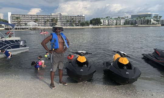 New SeaDoo 3up jet ski available Tampa Bay/Saint Petersburg (2 available)