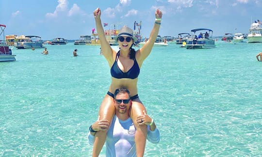 Crab Island is a Honey Mooners paradise!