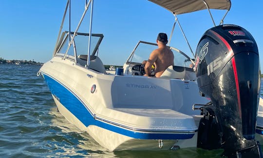 Stingray 19ft Deck Boat for Daily Rental in Gulfport, FL