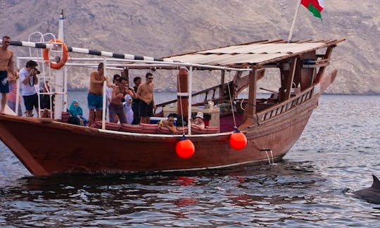 Half day dhow cruise with Dolphin Khasab Tours