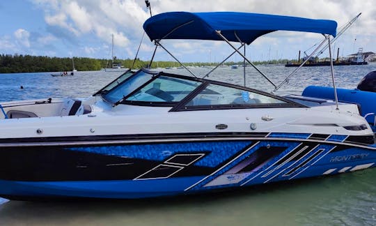 24ft Monterrey Bowrider and the only 24/7 Boat Charter Rent in Miami
