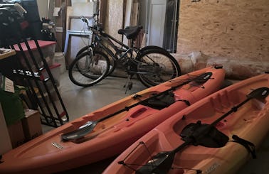 Kayaks for rent on Lake Hartwell and Lake Keowee, SC