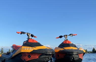 2 Sea-Doo Sparks Trixx jet skis