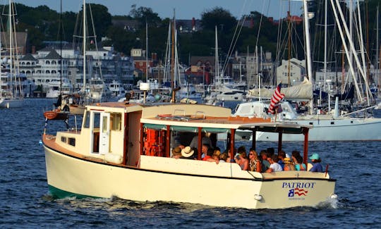 Aluguel de lanchas clássicas de 36 pés em Newport, Rhode Island
