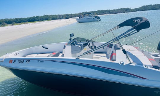 Tahoe T16 Deck Boat for Rent in Naples, Florida