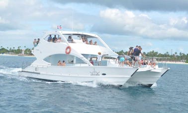Family Party Boat with Slide for 100 people in Punta Cana