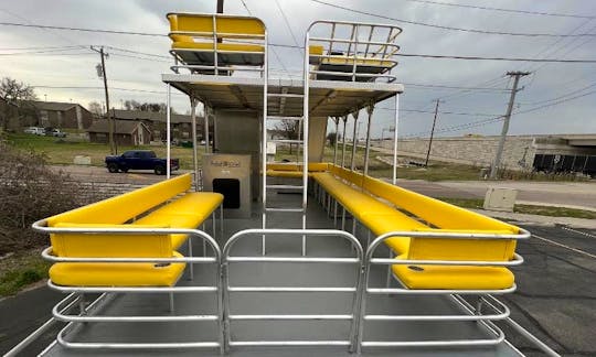 The Banana Boat is ready for you and 25 friends! ** ONLY LAKE AUSTIN **