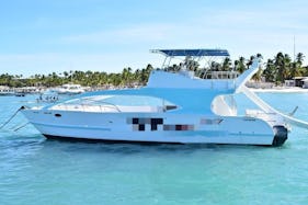 Two level boat with  slide🎉Best 2021-2022 Awards 🎉 Party Catamaran for 80 people in Punta Cana