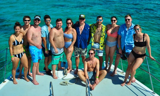 Double Decker Party Catamaran for 80 people in Punta Cana