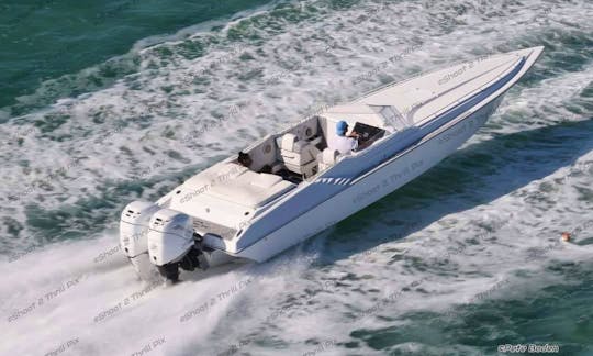 600HP 36 foot Fountain with Verados and cabin! 60+MPH day!