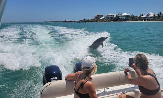 Twin Engine Power Boat Adventure in Pine Island & Surrounding Barrier Islands