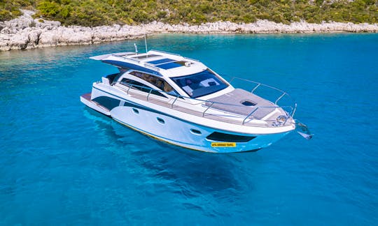 35' Symryna Private Motor Yatch Boat Tour in Kas Antalya