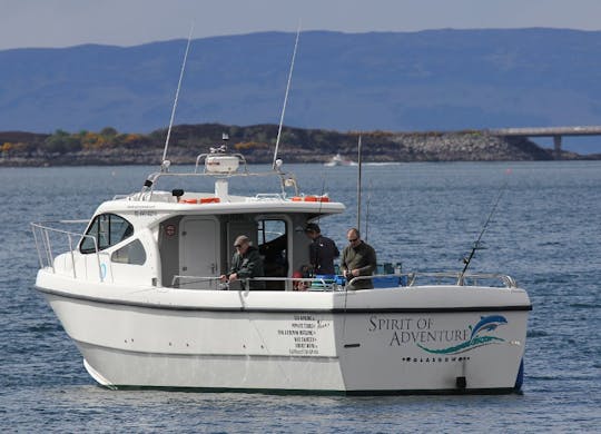 Sea Angling and fishing charters in Kyleakin on "Spirit of Adventure"