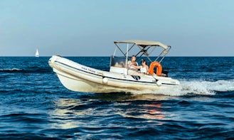 Easy to Navigate - 19' Semi-Rigid Inflatable Boat in Vlichada