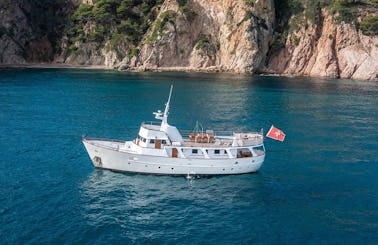 Charter the Beautiful Classic Trawler in Palma, Spain