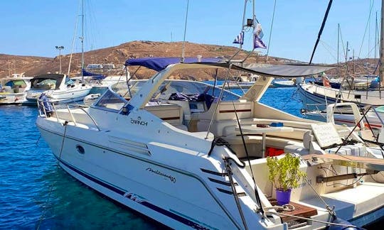 Deck Boat Rental in Adamadas and Cruise in Milos Island to Cyclades