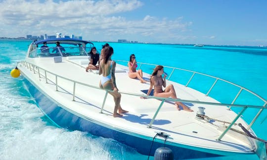 PARTY BOAT; Super Spacious 65ft Sea Ray Power Mega Yacht up to 20 people!! Cancún-Isla Mujeres