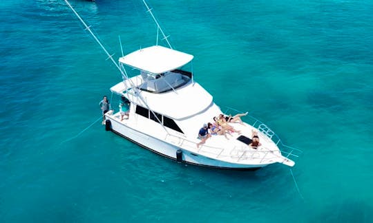Private Yacht Charter and fishing trips in Fajardo - 6 guests max. mini powerboat add-on for 3 extra guests