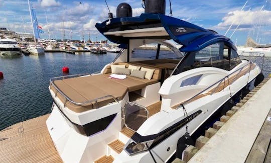 Galeon 485 HTS Motor Yacht Charter in Lavrio, Greece
