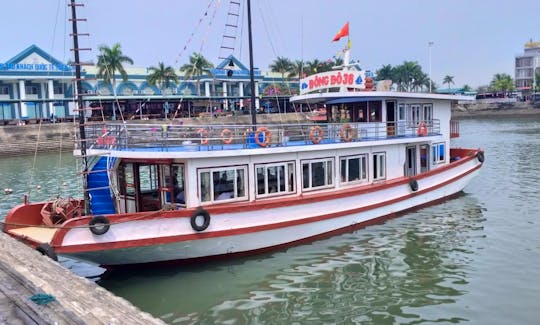One day Halong Tour Aboard Traditional Canal Boat in Ha Long