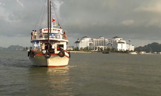 One day Halong Tour Aboard Traditional Canal Boat in Ha Long