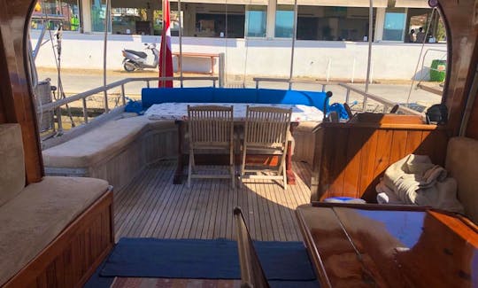 2 Cabin Gulet Private Charter for Daily Boat Trip in Bodrum, Muğla